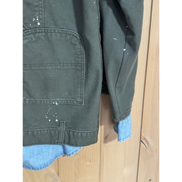 Free People x Tricia Fix | NWT Vintage Repurposed Carhartt Patchwork Coat | M/L - Picture 10 of 16